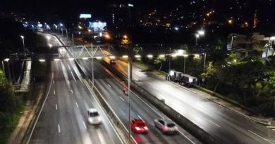 Rodovia SC 401 recebe iluminação de LED em 12,5km