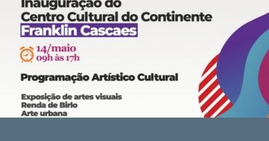 Parque de Coqueiros vai ganhar Centro Cultural no próximo sábado.