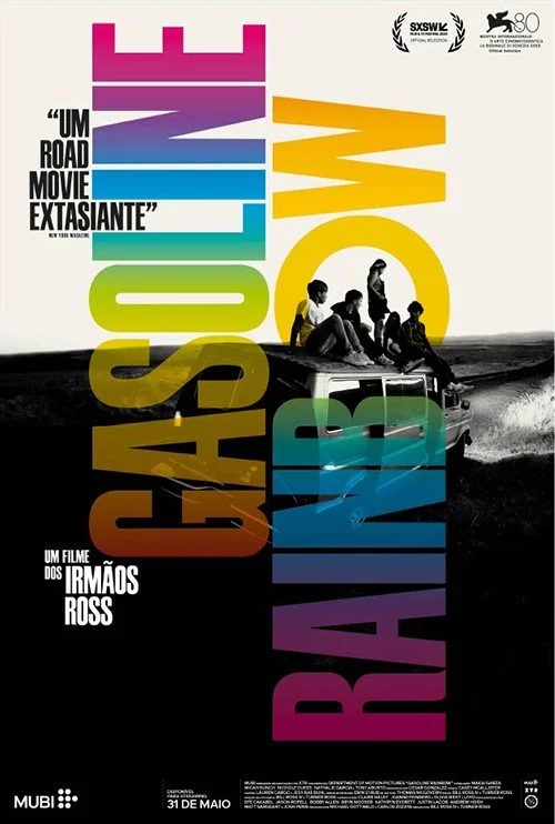 MUBI apresenta "Gasoline Rainbow", um rodie movie com jovens em busca de aventura.